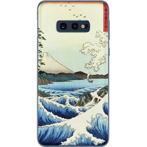 Hiroshige View from Satta Suruga Province Galaxy S10e Skin