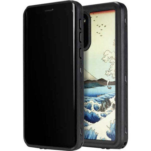 Hiroshige View from Satta Suruga Province Galaxy S20 Plus Waterproof Case