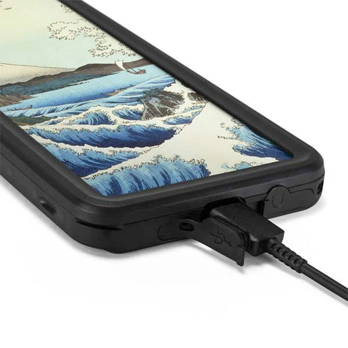 Hiroshige View from Satta Suruga Province Galaxy S20 Waterproof Case