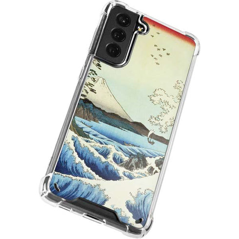 Hiroshige View from Satta Suruga Province Galaxy S21 Plus 5G Clear Case