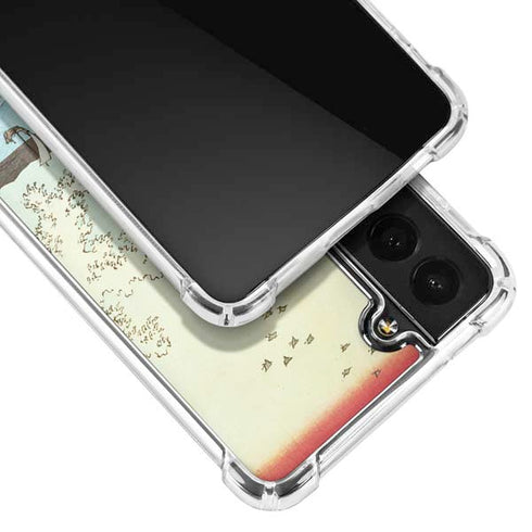 Hiroshige View from Satta Suruga Province Galaxy S21 Plus 5G Clear Case