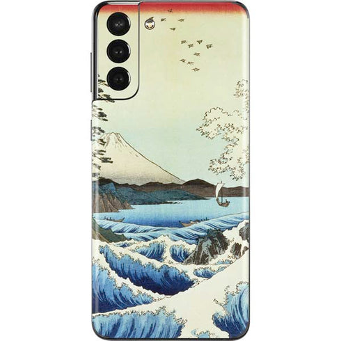 Hiroshige View from Satta Suruga Province Galaxy S21 Plus 5G Skin