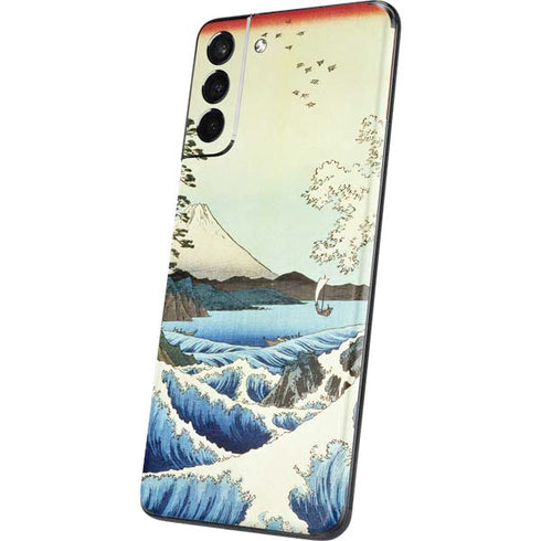 Hiroshige View from Satta Suruga Province Galaxy S21 Plus 5G Skin