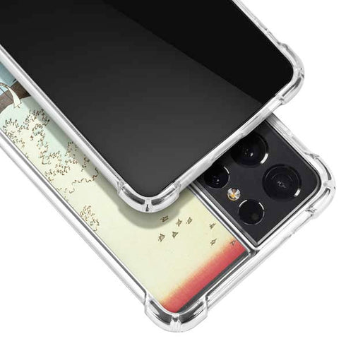 Hiroshige View from Satta Suruga Province Galaxy S21 Ultra 5G Clear Case