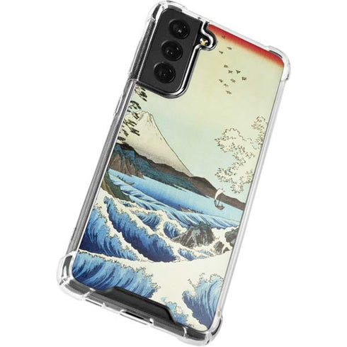 Hiroshige View from Satta Suruga Province Galaxy S22 Plus Clear Case