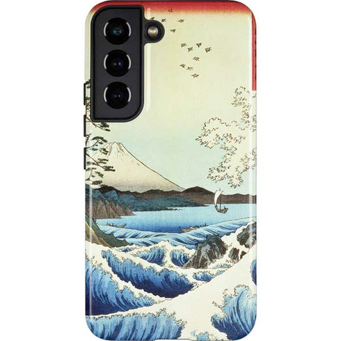 Hiroshige View from Satta Suruga Province Galaxy S22 Pro Case
