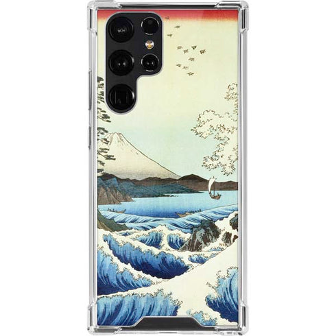 Hiroshige View from Satta Suruga Province Galaxy S22 Ultra Clear Case