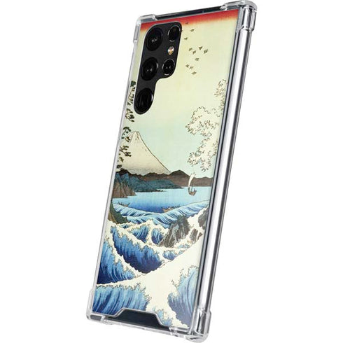 Hiroshige View from Satta Suruga Province Galaxy S22 Ultra Clear Case
