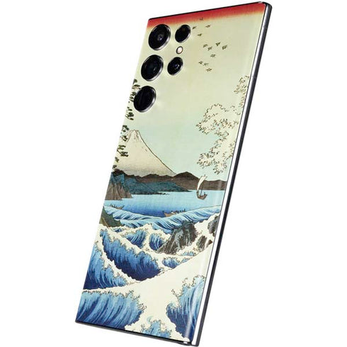 Hiroshige View from Satta Suruga Province Galaxy S22 Ultra Skin