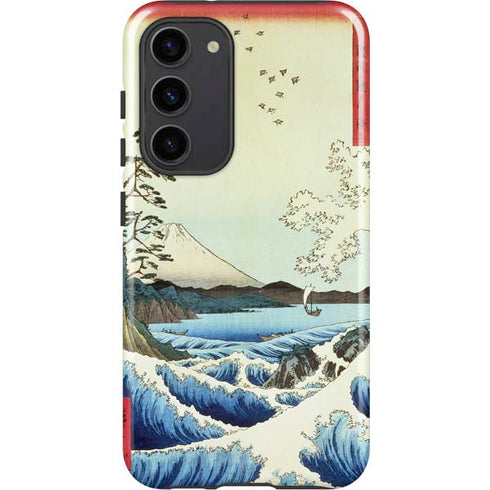 Hiroshige View from Satta Suruga Province Galaxy S23 Plus Pro Case