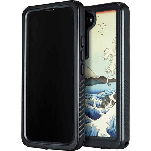 Hiroshige View from Satta Suruga Province Galaxy S23 Plus Waterproof Case