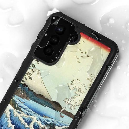 Hiroshige View from Satta Suruga Province Galaxy S23 Plus Waterproof Case