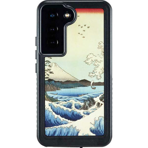 Hiroshige View from Satta Suruga Province Galaxy S23 Waterproof Case