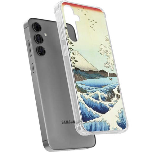 View from Satta Suruga Province by Hiroshige Galaxy S24 Plus Clear Case