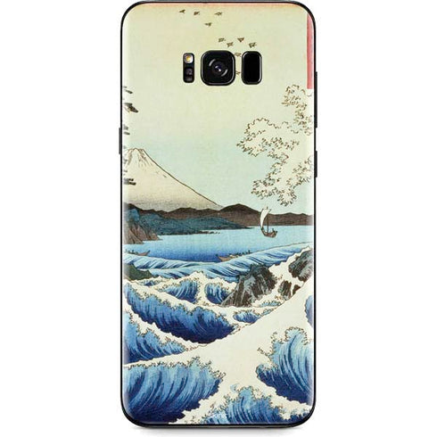 Hiroshige View from Satta Suruga Province Galaxy S8 Skin