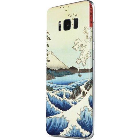 Hiroshige View from Satta Suruga Province Galaxy S8 Skin