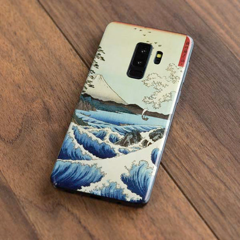 Hiroshige View from Satta Suruga Province Galaxy S9 Plus Skin