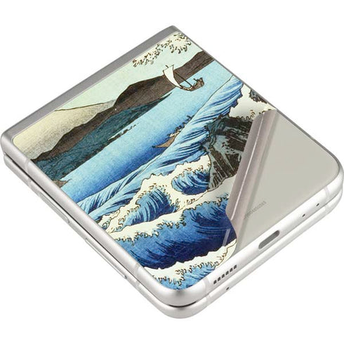 Hiroshige View from Satta Suruga Province Galaxy Z Flip3 5G Skin