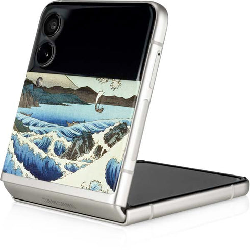 Hiroshige View from Satta Suruga Province Galaxy Z Flip3 5G Skin