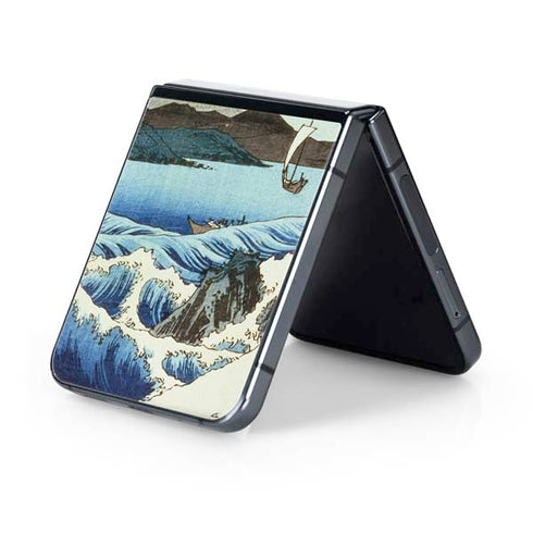View from Satta Suruga Province by Hiroshige Galaxy Z Flip5 5G Skin