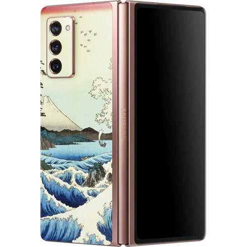 Hiroshige View from Satta Suruga Province Galaxy Z Fold2 5G Skin