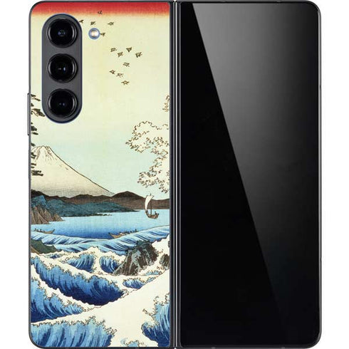 View from Satta Suruga Province by Hiroshige Galaxy Z Fold5 5G Skin