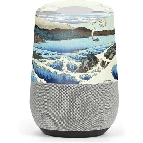 Hiroshige View from Satta Suruga Province Google Home Skin
