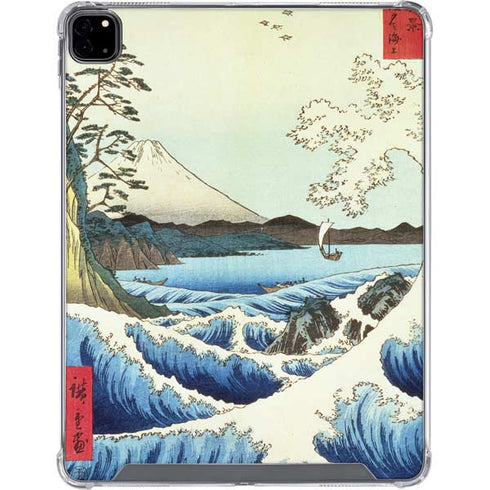 Hiroshige View from Satta Suruga Province iPad Pro 12.9in (2020) Clear Case
