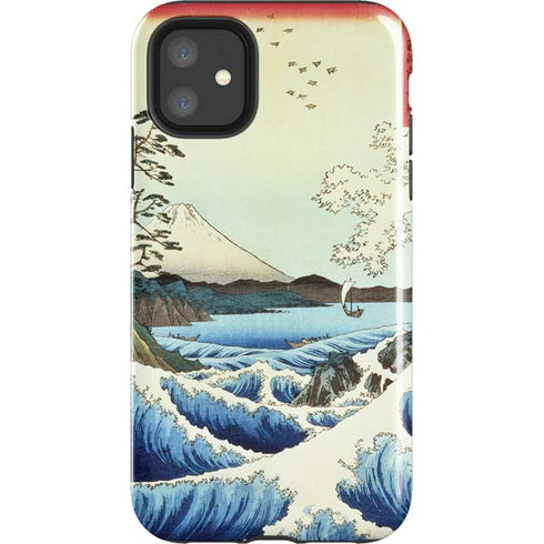 Hiroshige View from Satta Suruga Province iPhone 11 Impact Case