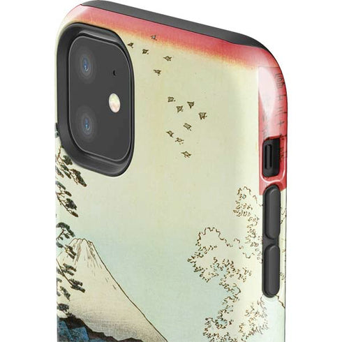 Hiroshige View from Satta Suruga Province iPhone 11 Impact Case
