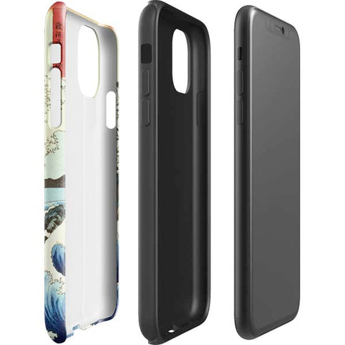 Hiroshige View from Satta Suruga Province iPhone 11 Impact Case