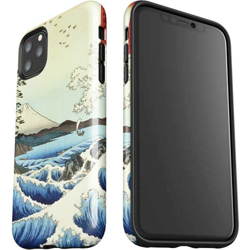 Hiroshige View from Satta Suruga Province iPhone 11 Pro Max Impact Case