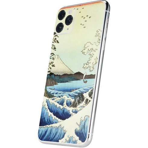 Hiroshige View from Satta Suruga Province iPhone 11 Pro Max Skin