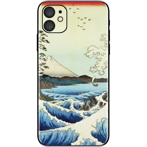 Hiroshige View from Satta Suruga Province iPhone 11 Skin