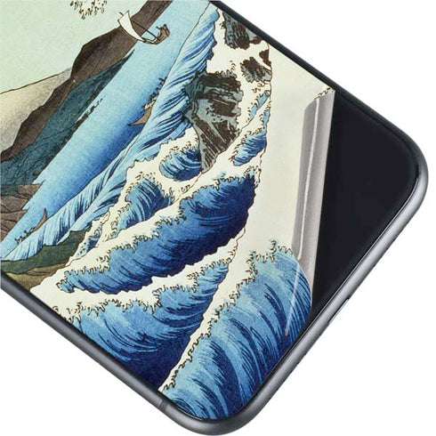 Hiroshige View from Satta Suruga Province iPhone 11 Skin