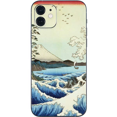 Hiroshige View from Satta Suruga Province iPhone 12 Mini Skin
