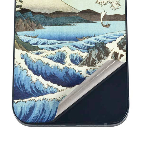 Hiroshige View from Satta Suruga Province iPhone 12 Mini Skin