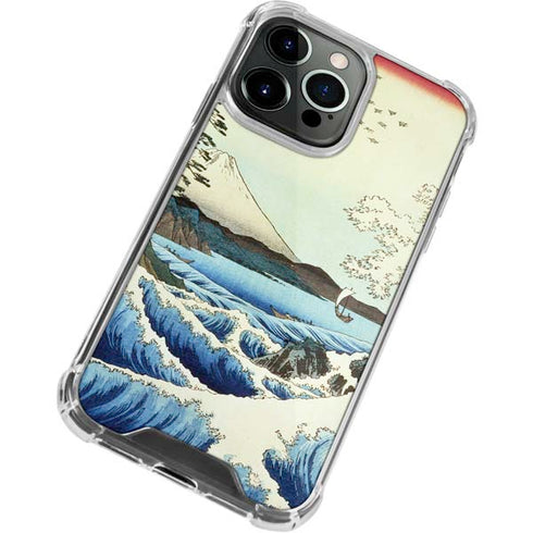 Hiroshige View from Satta Suruga Province iPhone 13 Pro Clear Case