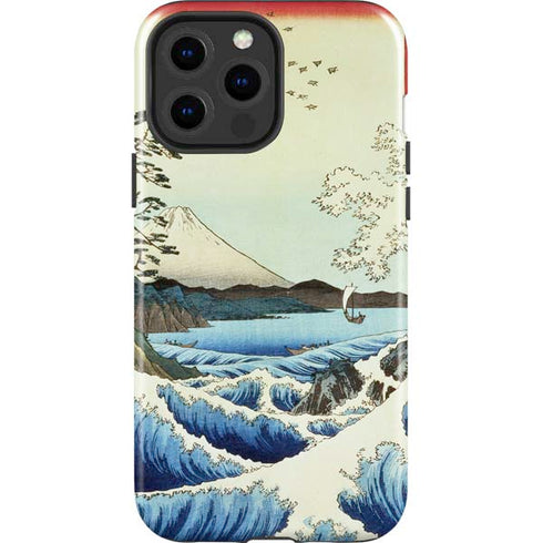 Hiroshige View from Satta Suruga Province iPhone 13 Pro Max Impact Case