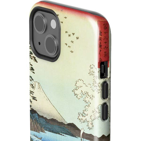 Hiroshige View from Satta Suruga Province iPhone 14 Plus Impact Case