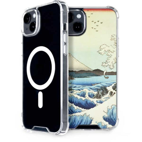 View from Satta Suruga Province by Hiroshige iPhone 15 Plus MagSafe Case