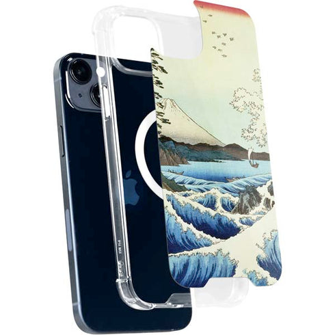 View from Satta Suruga Province by Hiroshige iPhone 15 Plus MagSafe Case