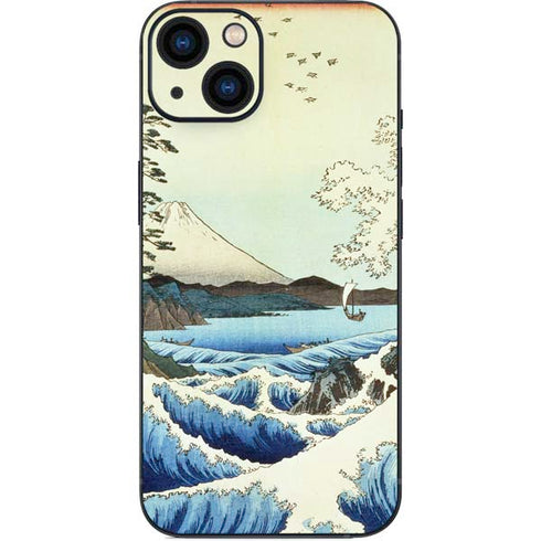 Hiroshige View from Satta Suruga Province iPhone 14 Plus Skin