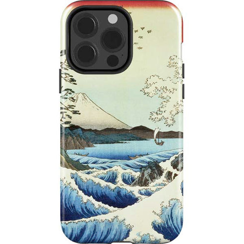 View from Satta Suruga Province by Hiroshige iPhone 15 Pro Impact Case