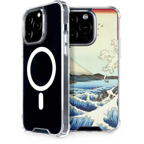 Hiroshige View from Satta Suruga Province iPhone 14 Pro MagSafe Case