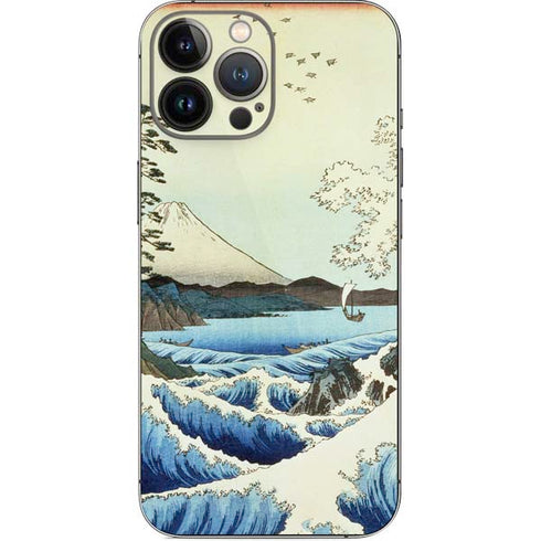Hiroshige View from Satta Suruga Province iPhone 14 Pro Max Skin