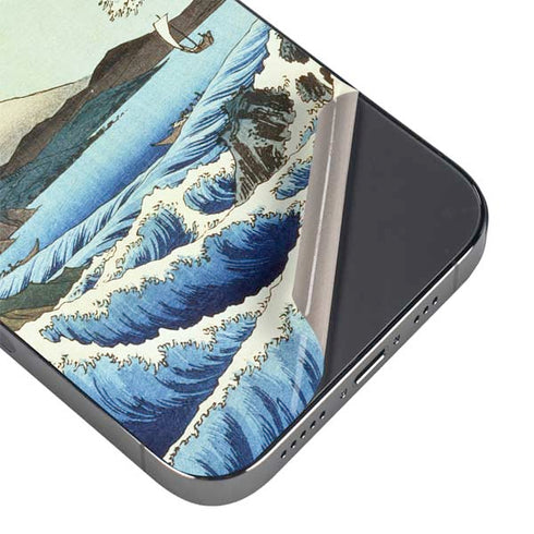 Hiroshige View from Satta Suruga Province iPhone 14 Pro Max Skin