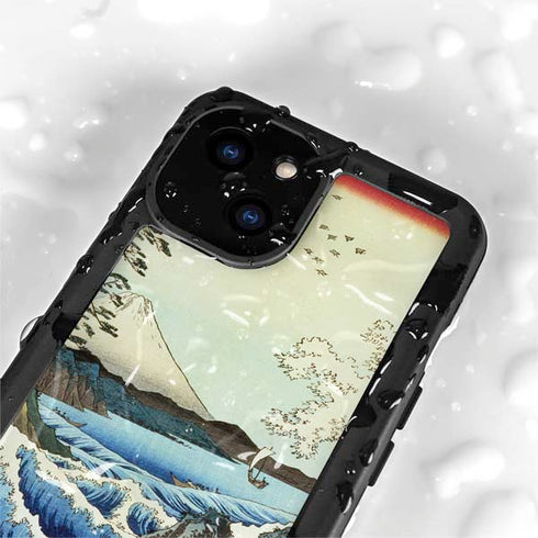 View from Satta Suruga Province by Hiroshige iPhone 15 Waterproof Case