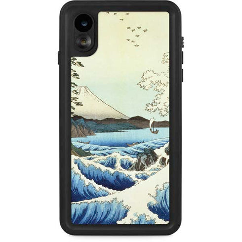 Hiroshige View from Satta Suruga Province iPhone XR Waterproof Case