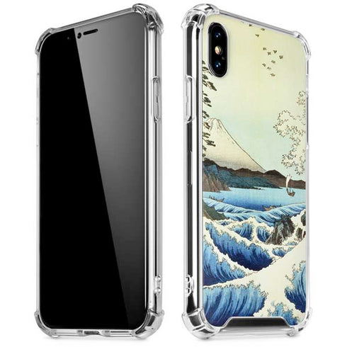 View from Satta Suruga Province by Hiroshige iPhone XS Max Clear Case